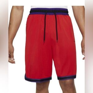 Nike Dri-Fit DNA Red Purple 10" Basketball Shorts Men's size Large